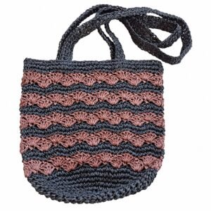 Crochet tote · Black / brown · FY2-353C