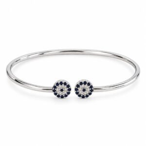 Evil eye cuff bangle · OP267