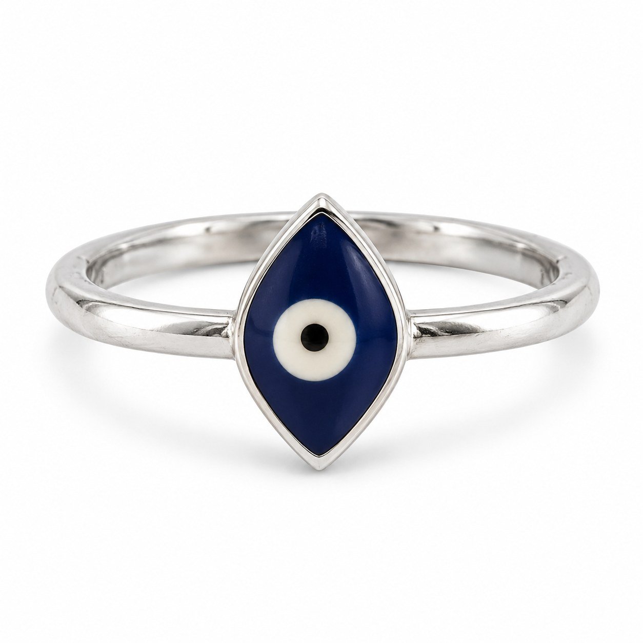 Marquise evil eye enamel ring · 305M